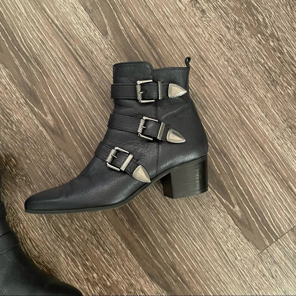 Wilma Firenze leather buckle boots - Picture 3 of 15